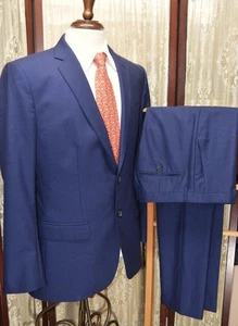 Banana Republic Monogram 40 R Surgeon cuff Canonico Super 100s wool suit w3j3 - Picture 1 of 20