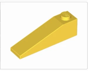 LEGO 60477 Yellow 1x4 Slope (18°)  -  LOT OF 2 - Picture 1 of 4