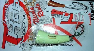 T-KAB OCTOPUS Olympus 140 gr 4/0 REAL FLOU ESCA AMI MUSTAD 92647N LURES PIOMBO - Foto 1 di 1