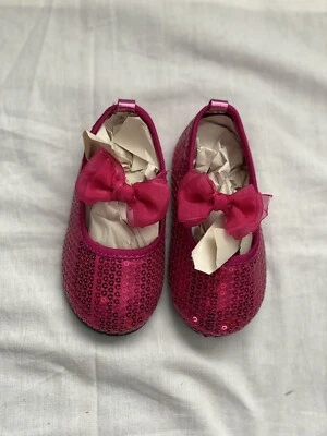 Stuart Weitzman Bebé Bling Fucsia Niña Zapatos Talla 4 Foto 1 de 4