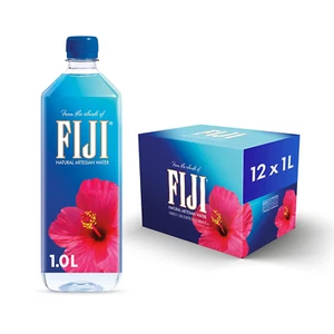 FIJI Natural Artesian Bottled Water 1 Liter / 33.8 Fl Ounce (Pack of 12) - 100%  - Picture 1 of 9