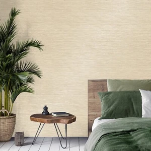 Revestimientos de pared corona decoración fina Lux M1765 fusión papel tapiz metálico natural liso - Imagen 1 de 3