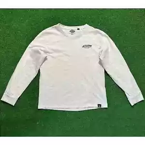 Dickies Logo Longsleeve White - Picture 1 of 4