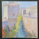 Old Painting oil On paper Painting Sketch Master G.Pancaldi View P15 P14