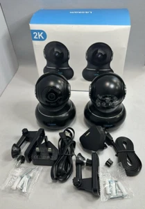 Litokam Kamera 2K Innenkamera mit 360° Auto Tracking 2er Pack 2-Wege Audio SCHWARZ - Bild 1 von 1