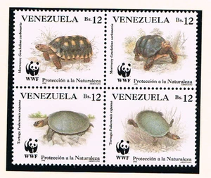 Venezuela 1992 Set 2729/32 WWF/Turtle Mail Fresh - Picture 1 of 1