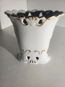 Herend handbemalte Vase mit Durchbruch #6475 Herend Porzellan... - Bild 1 von 4
