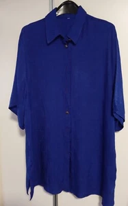 Bluse , Gr. 46, Blau , - Bild 1 von 3