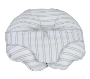 Leachco Cuddle-U Nursing Pillow - Gray Stripes NEW !!! - Picture 1 of 3