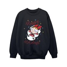 The Powerpuff Girls Girls Happy Holidays Sweatshirt (BI33118)