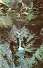 Whispering Falls at Whirlwind Gorge, Watkins Glen, New York, 1953