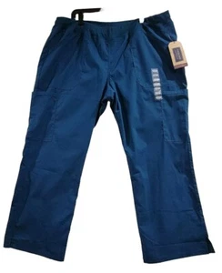 Cherokee Authentic Workwear Modern Classic Turquoise Petite Scrub Pants Size XL - Picture 1 of 5