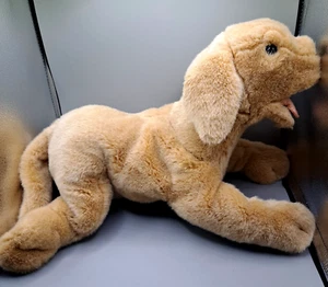 Folkmanis Yellow Lab Welpe Hund Plüsch Ganzkörperpuppe 18 Zoll lang Baby Wiegenlied - Bild 1 von 11