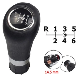 6 SPEED 14,5 MM MANUAL SHIFT GEAR KNOB FOR MERCEDES W204 W212 C300 Accessories - Picture 1 of 12