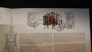 Schweiz Block Uhrenhandwerk von 2020, offizielle Klappkarte, Ersttag Stempel (71 - Picture 1 of 2