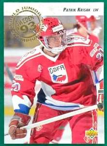 Patrik Krisak - 1993-94 Upper Deck #266 - World Junior Championships Hockey Card - Picture 1 of 3