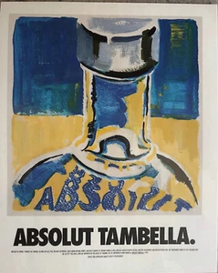 Rare ABSOLUT TAMBELLA Vodka Artwork Original Vintage PRINT AD - Picture 1 of 1