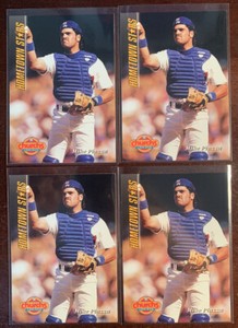 1994 Church's Chicken Hometown Stars Mike Piazza Rookie Lot Of 4🚨RARE!🔥🔥🐤