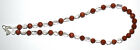 925 Sterling Silver Lock 18" Strand Necklace Sunstone-Crystal Gemstone Beads