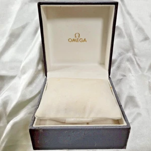 Genuine Vintage Omega Watch Box Seamaster Speedmaster Gray Box Case Used Defect - Picture 1 of 24