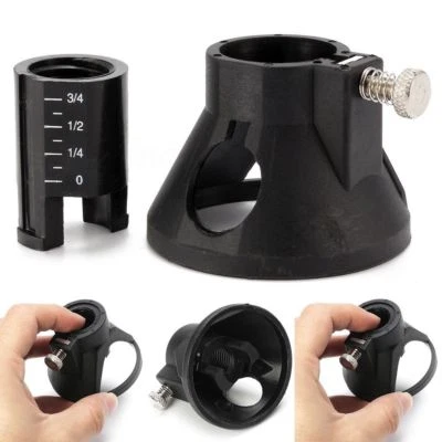 Rotary Adjustable Multi Tool Cutting Guide Attachment for HSS Router Drill Bits - Image 1 of 4