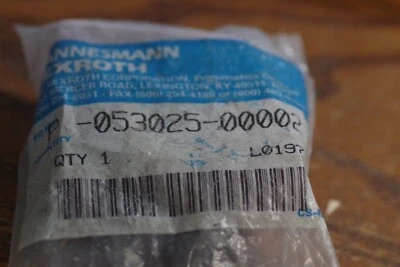 Válvula de controle de fluxo 1/4" A Mannesmann Rexroth P53025-2 250PSI NOVA NA EMBALAGEM - Imagem 1 de 2