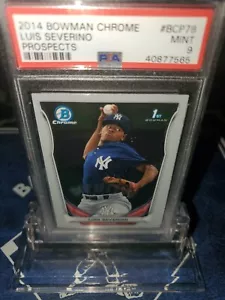 2014 Bowman CHROME Prospects LUIS SEVERINO #BCP78 PSA 9 MINT ~METS ๐๐ฅโพ๏ธ - Picture 1 of 12