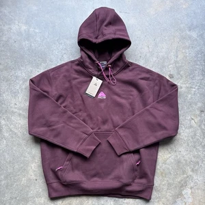 Nike ACG Therma-FIT Fleece Pullover Hoodie Burgund Pink Herren Medium DH3087-652 - Bild 1 von 11