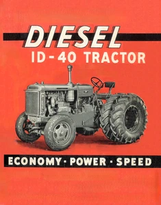 IH International Diesel ID-40 Tractor Diesel Sales Brochure Farmall - Picture 1 of 10