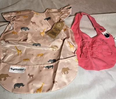 Baby Bob Lote De 2 Pequeños Tiny Twinkle Impermeable Y Tela Flamenco Nuevo Con Etiquetas Foto 1 de 4