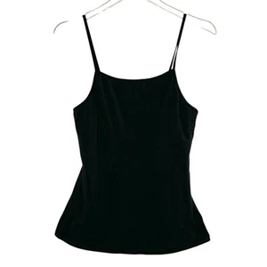 Everviolet L NEW Maia Sustainable Jersey Camisole Black Shelf Bra - Picture 1 of 9