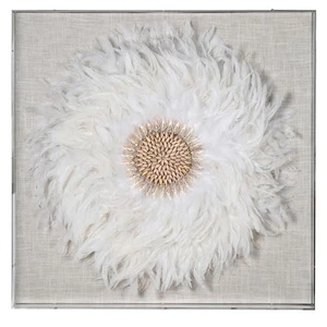 Feder und Muschel Box Wandbild - Bild 1 von 1