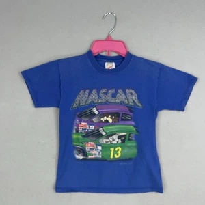 Vintage NASCAR Shirt Youth Medium 1996 Looney Tunes Bugs Bunny Taz Racing Y2K - Picture 1 of 12
