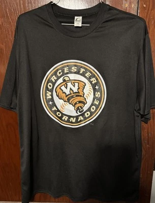 Worcester Tornadoes S/S Camiseta Negra Hombre Talla XXL Can-Am League Foto 1 de 4