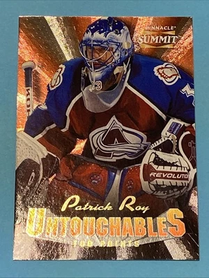 1996 Pinnacle Summit Untouchables 100 Points #15 Patrick Roy /1000 Rare Insert - Image 1 of 2