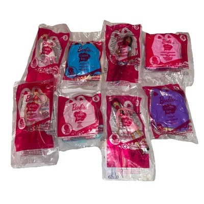 McDonald Happy Meal Toys Barbie I Can Be 2012 conjunto completo de 8 nuevo en paquete Foto 1 de 3