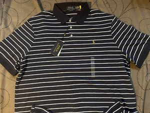 RALPH LAUREN CLASSIC FIT BLUE'S STRIPED POLO SHIRT SIZE XL MEN $115.00 LAST ONE - Picture 1 of 4