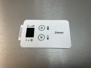 Frigidaire Gefrierschrank Steuerung Etikett Aufkleber, für 297282800/297239300, OEM Neu - Bild 1 von 3
