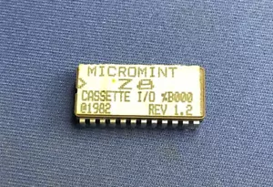 CASSETTE Z8 E/S 1.2 MICROMINT CIRCUITO CELDA CIARCIA ORIGINAL VINTAGE RARO CANTIDAD-1 - Imagen 1 de 1