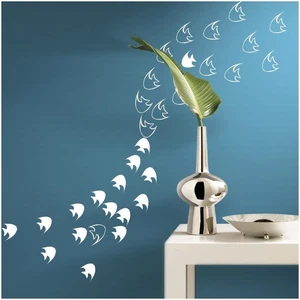 16 Peces Arte de Pared Calcomanías Niños Baño Decoración Ventana Pegatinas - Imagen 1 de 4
