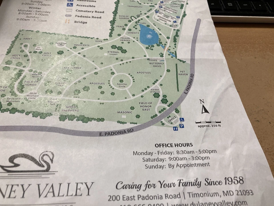 Parcelas de cementerio en Maryland; jardines conmemorativos del valle de Dulaney  Foto 1 de 1