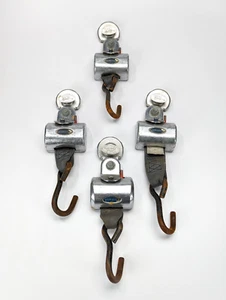 4 Q'STRAINT WHEELCHAIR BELT RETRACTOR Q8-6209 TIE DOWN STRAP *USED* Qty: 4 - Picture 1 of 8