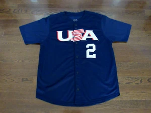 TOM LASORDA DODGERS HOF SIGNED AUTO USA BASEBALL CLASSIC JERSEY PSA/DNA BEAUTY - Picture 1 of 4