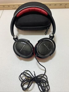Phiaton MS 300 Series Red Carbon Fiber Headphones Working!!!! - Picture 1 of 13