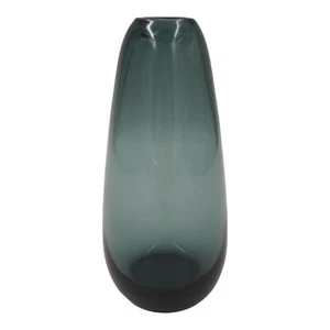 WMF Turmalin Vase Wilhelm Wagenfeld Germany Smokey Blue Glass MCM Bauhaus 8" - Picture 1 of 8