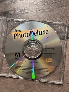Adobe Photodeluxe For Windows & Macintosh 1996 DISC ONLY - Picture 1 of 2