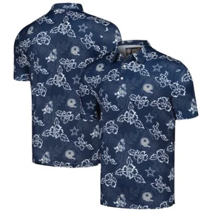 Polo para hombre Dallas Cowboys Reyn Spooner azul marino retro Pua Performance talla M - Imagen 1 de 8
