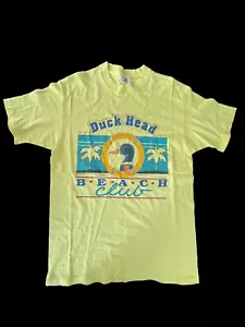Vintage Men's Duck Head Beach Club Single Stitch SS T-Shirt USA Large - Picture 1 of 7