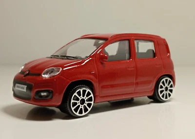 Bburago 01277 Fiat Nuova PANDA "Met Red" - METAL Scala 1:43 - Immagine 1 di 3