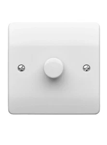 MK Logic Plus 500W K1501WHILV 2 way Low Voltage Intelligent Dimmer Light Switch - Picture 1 of 1